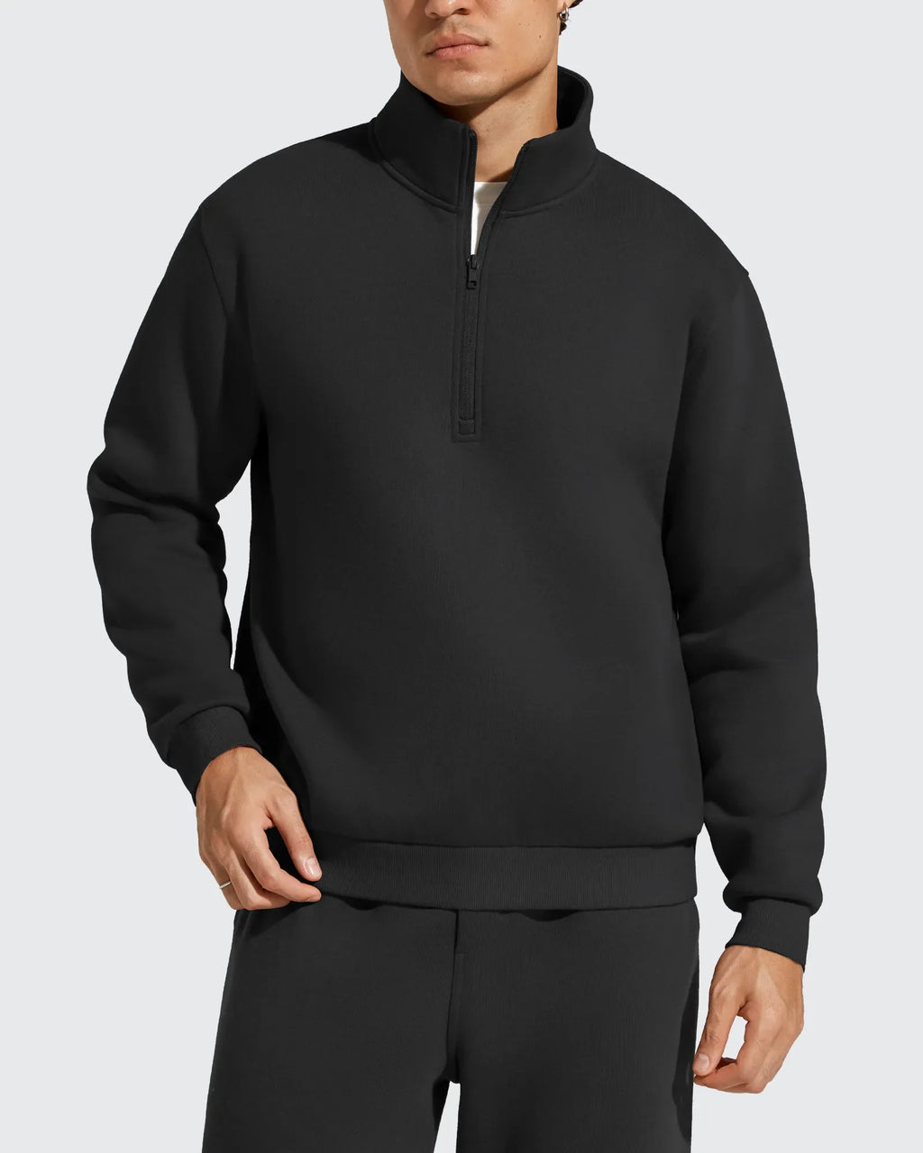 Flurrylux Men's Fleece Lined Half Zip Pullover Hoodies