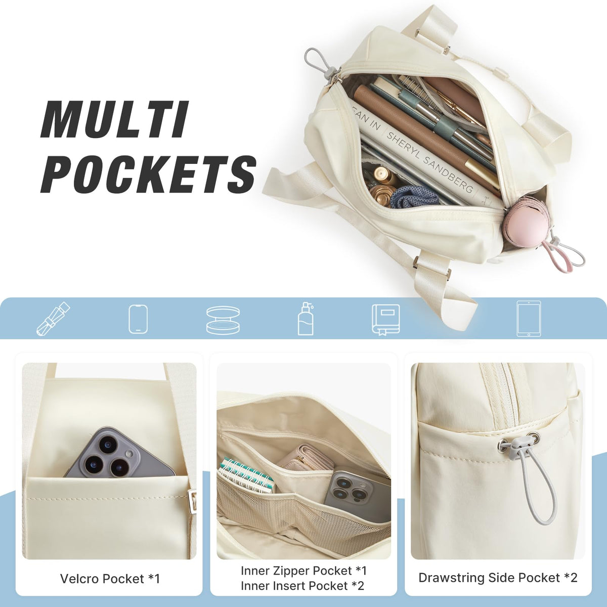 G4Free 10L Mini Gym Bag with Wet Pocket Lightweight
