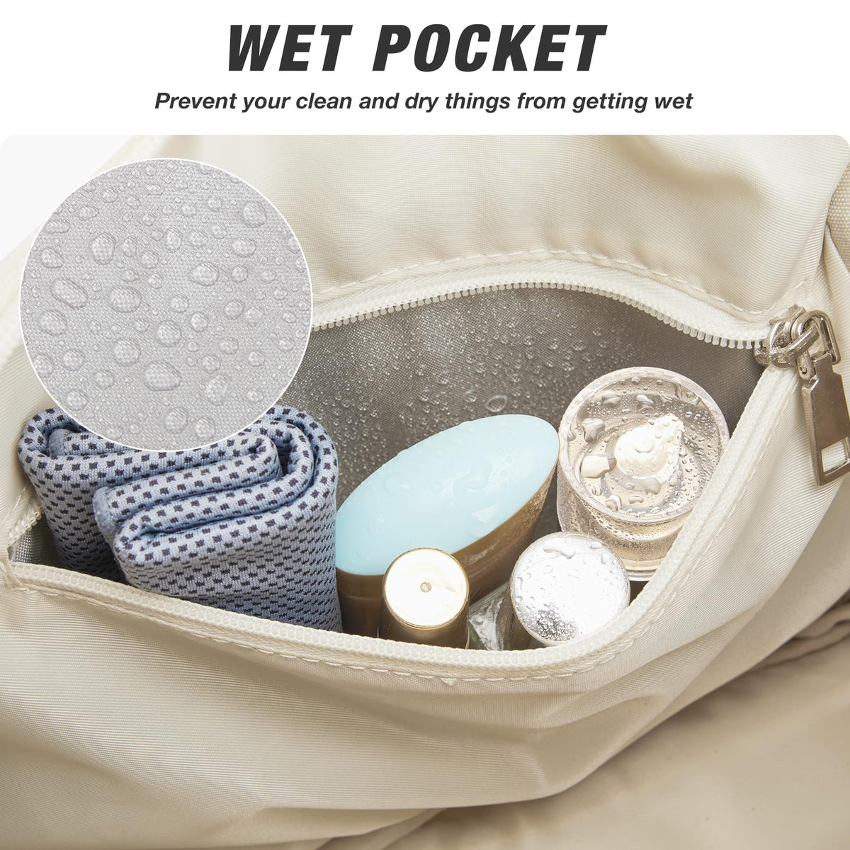 G4Free 10L Mini Gym Bag with Wet Pocket Lightweight