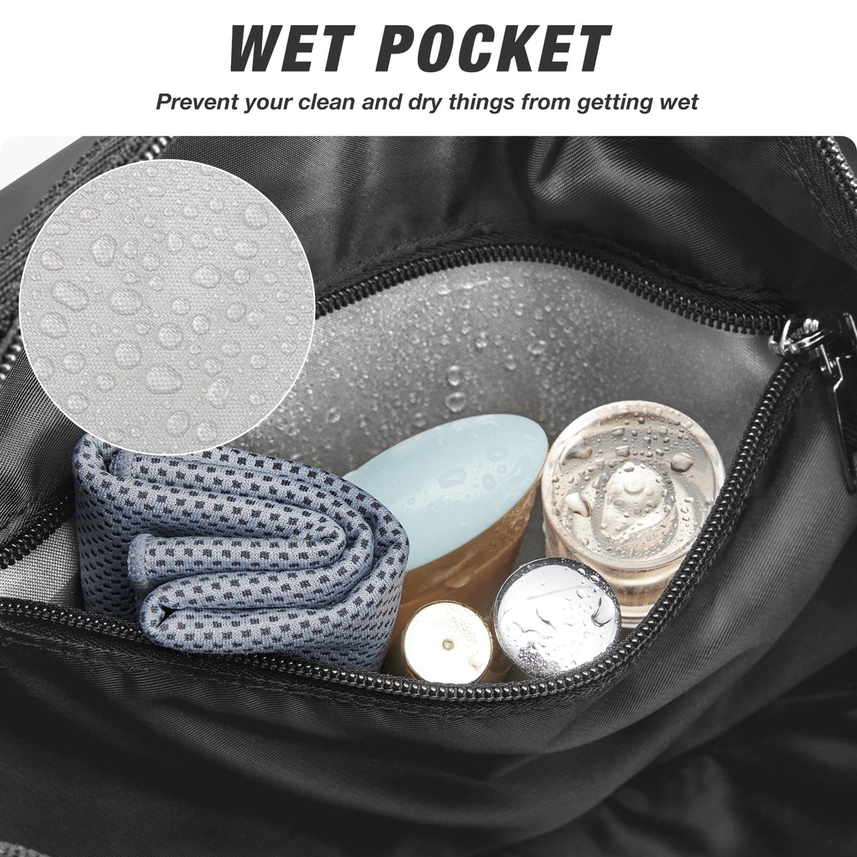 G4Free 10L Mini Gym Bag with Wet Pocket Lightweight