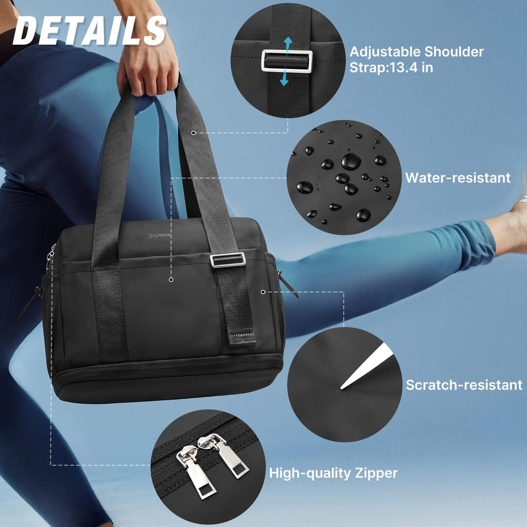 G4Free 10L Mini Gym Bag with Wet Pocket Lightweight