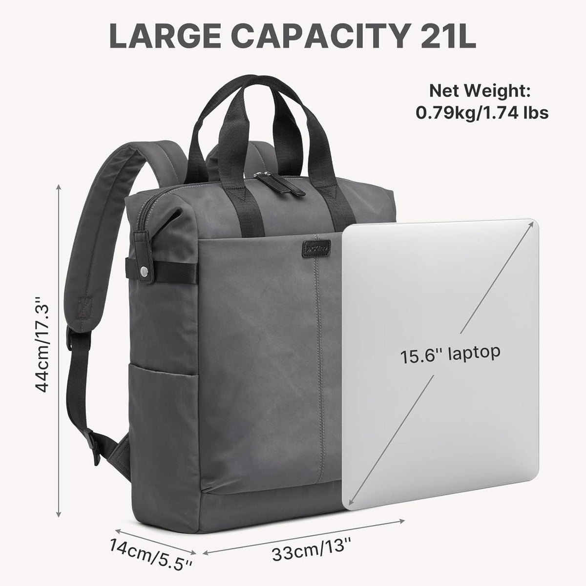 G4Free 15.6" Laptop Backpack for Men Women