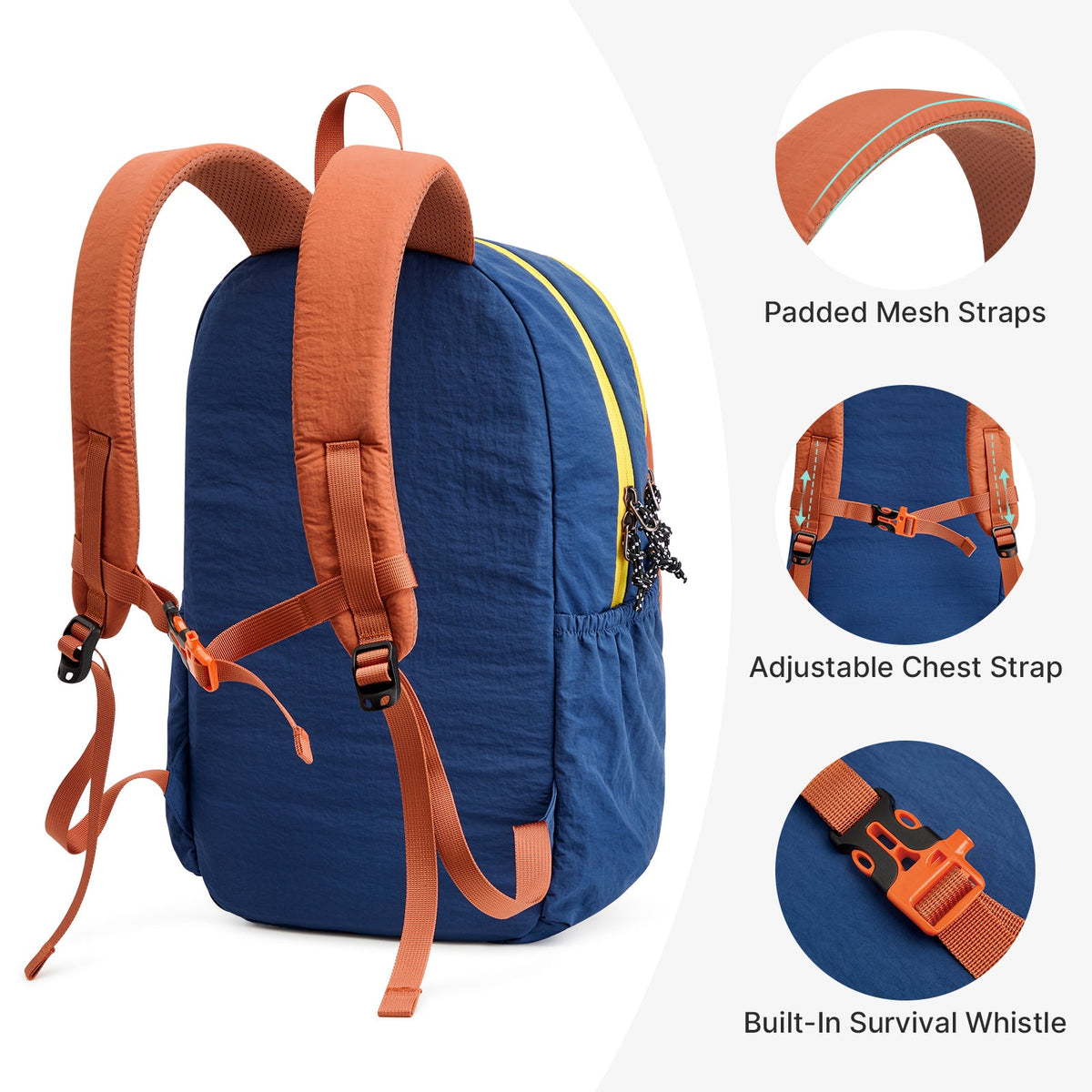 G4Free 15L Lightweight Hiking Travel Casual Daypack