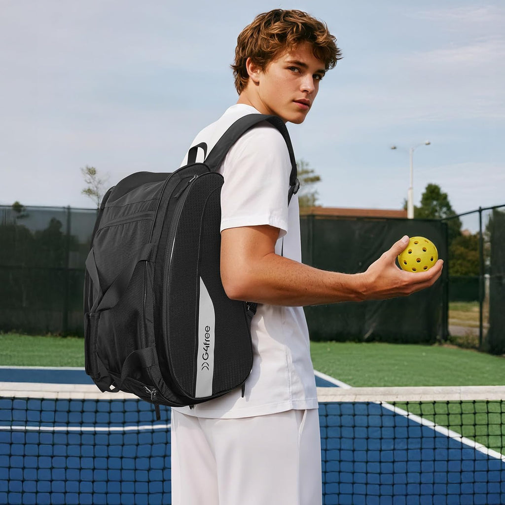 G4Free 2-in-1 Pickleball Backpack for 4+ Paddles