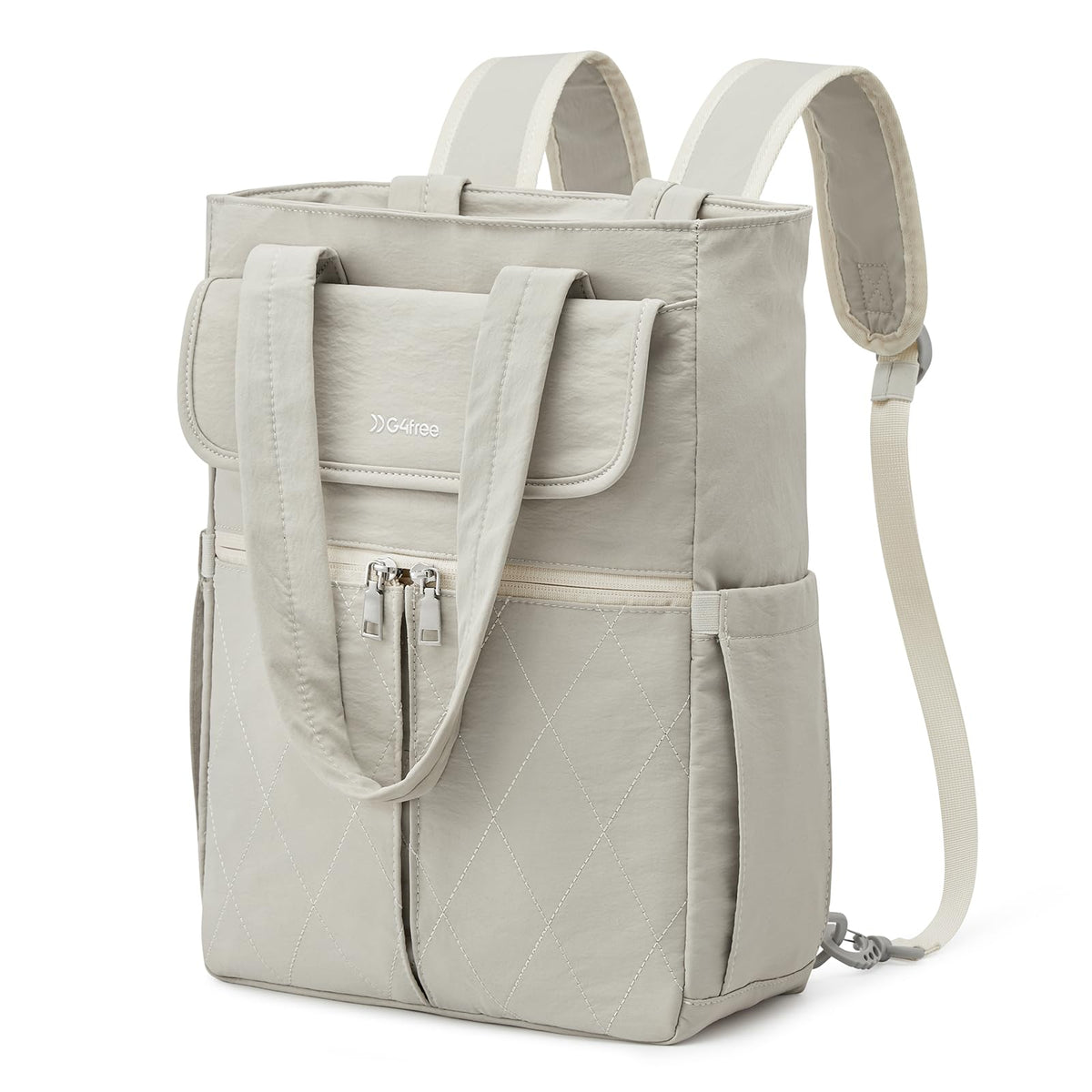 G4Free 2 in 1 Tote Backpack Fits 15" Laptop, Women Bag Daypack