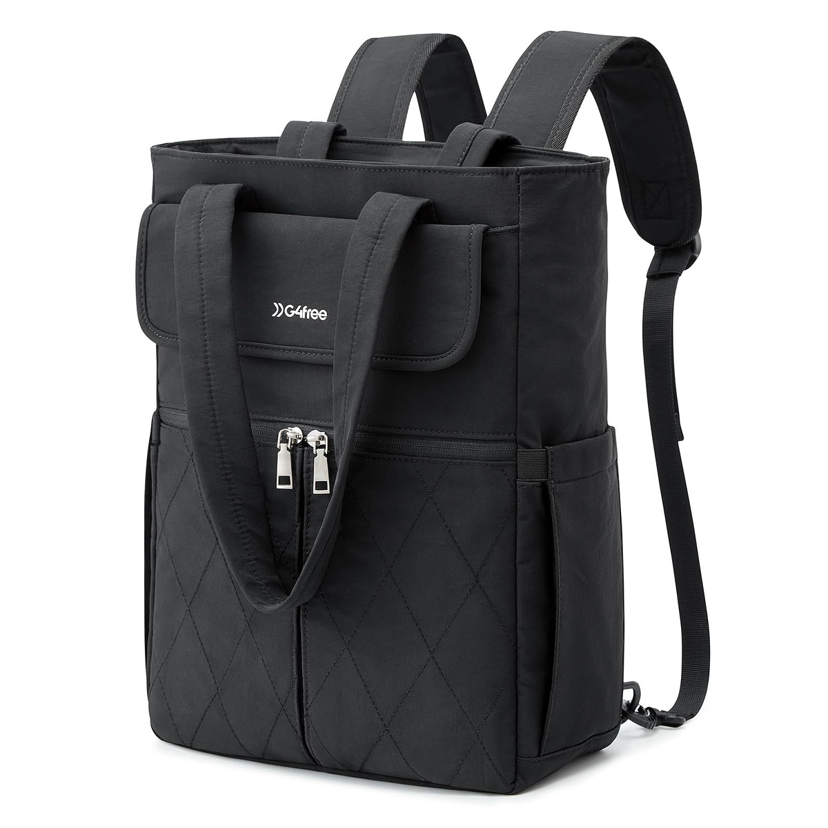 G4Free 2 in 1 Tote Backpack Fits 15" Laptop, Women Bag Daypack