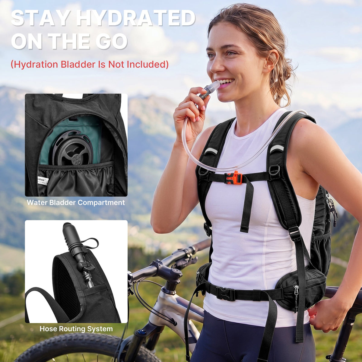G4Free 20L Lightweight Hiking Backpack with Waist Strap