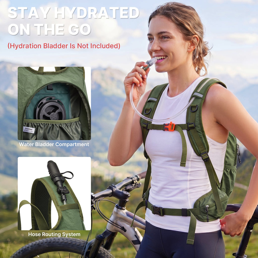 G4Free 20L Lightweight Hiking Backpack with Waist Strap