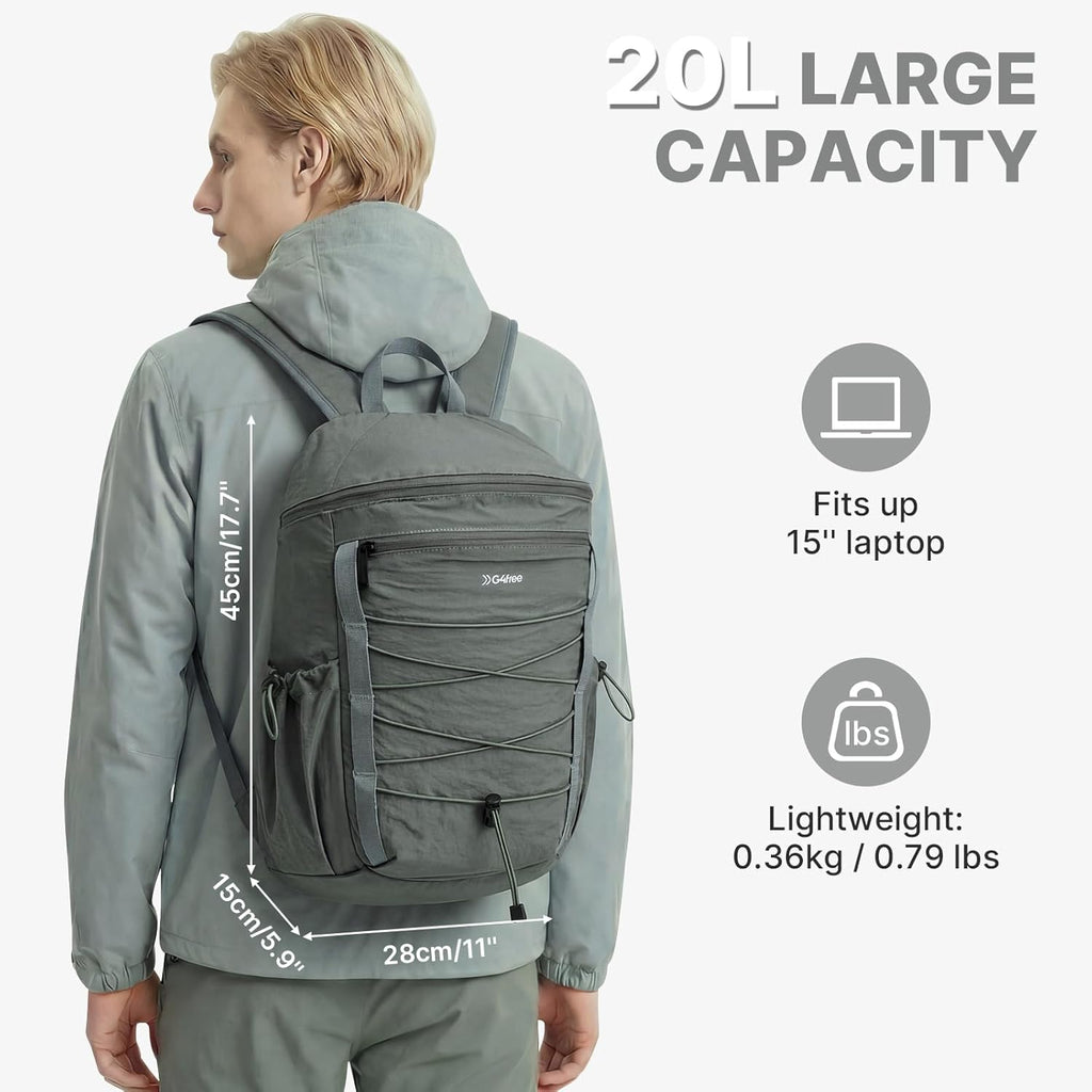 G4Free 20L Lightweight  Hiking Travel Backpacks