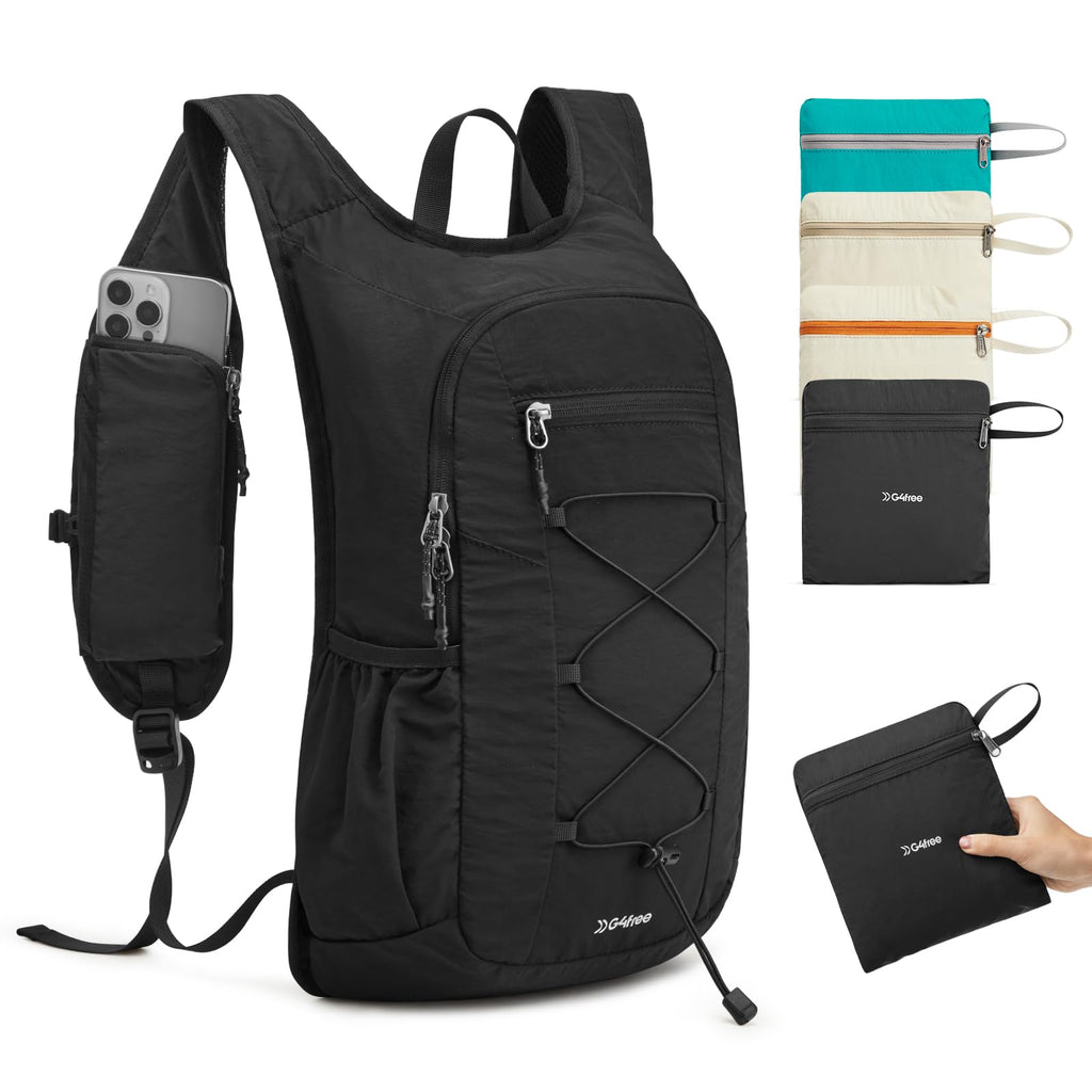 G4Free 20L Lightweight Packable Hiking Daypack with Phone Pocket