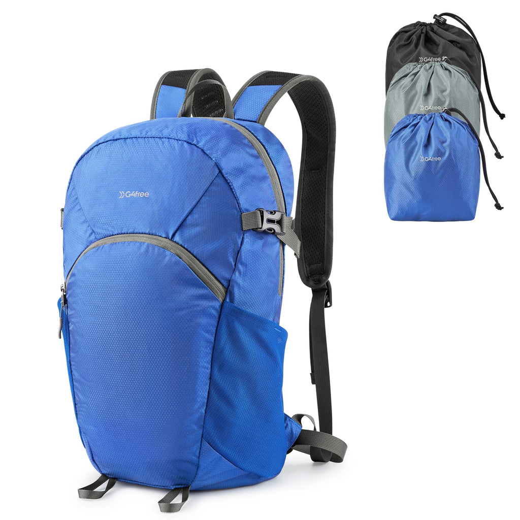 G4Free 25L Packable Hiking Backpack with Thickened Back Panel