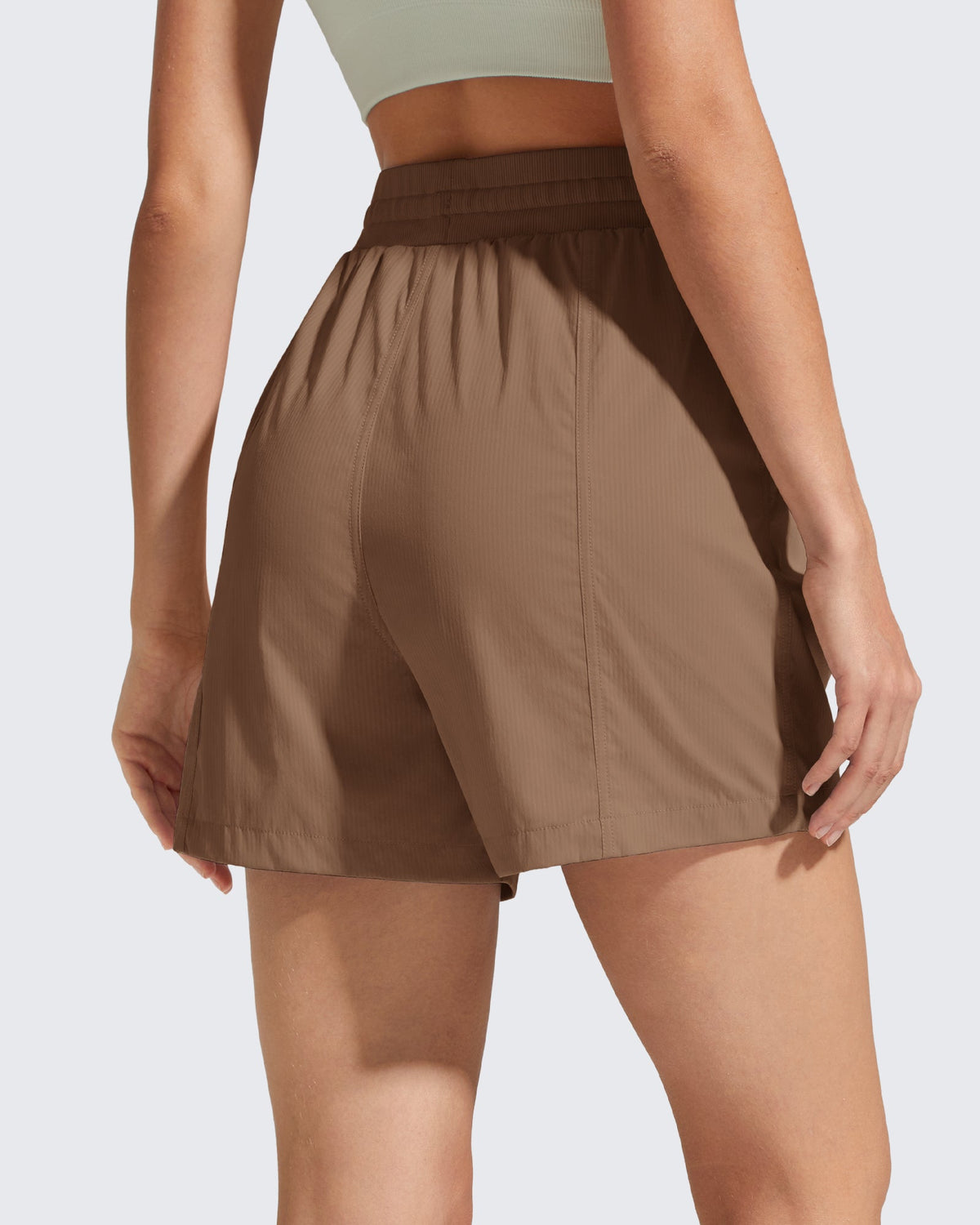 G4Free 4" High Waisted Casual Shorts with Pockets