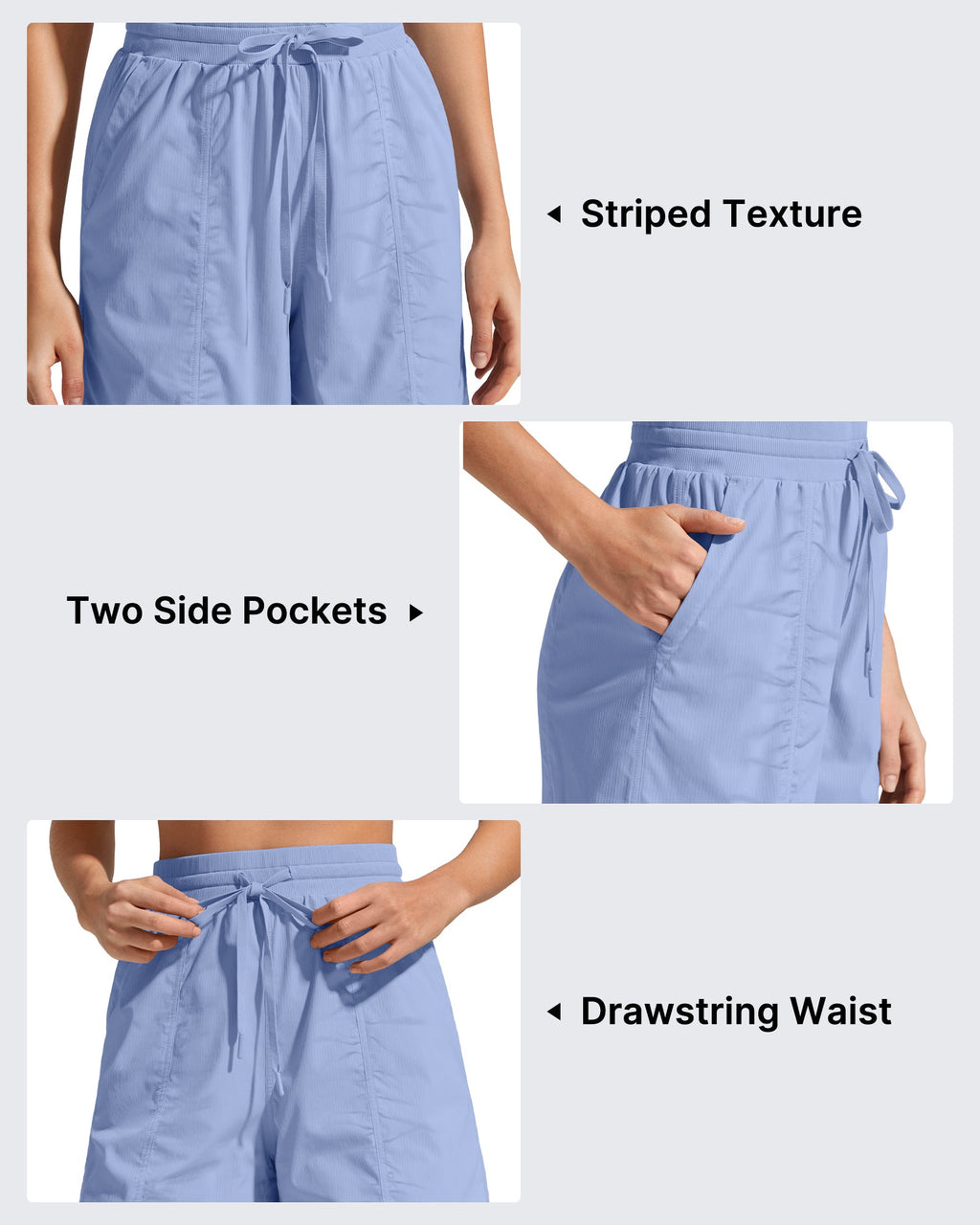 G4Free 4" High Waisted Casual Shorts with Pockets