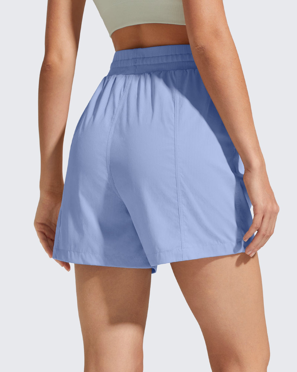G4Free 4" High Waisted Casual Shorts with Pockets