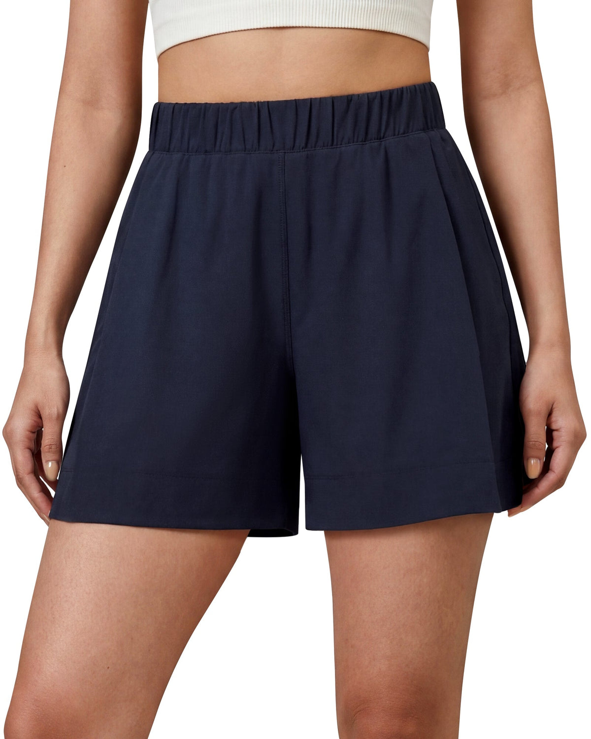 G4Free 4" Water Resistant Side Slit Casual Shorts with Pockets