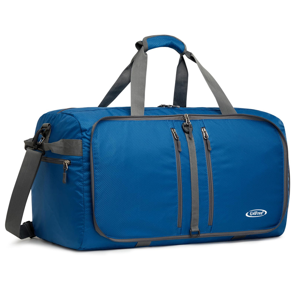 G4Free 40L/65L Foldable Duffel Bag, Water-Repellent Travel Backpack