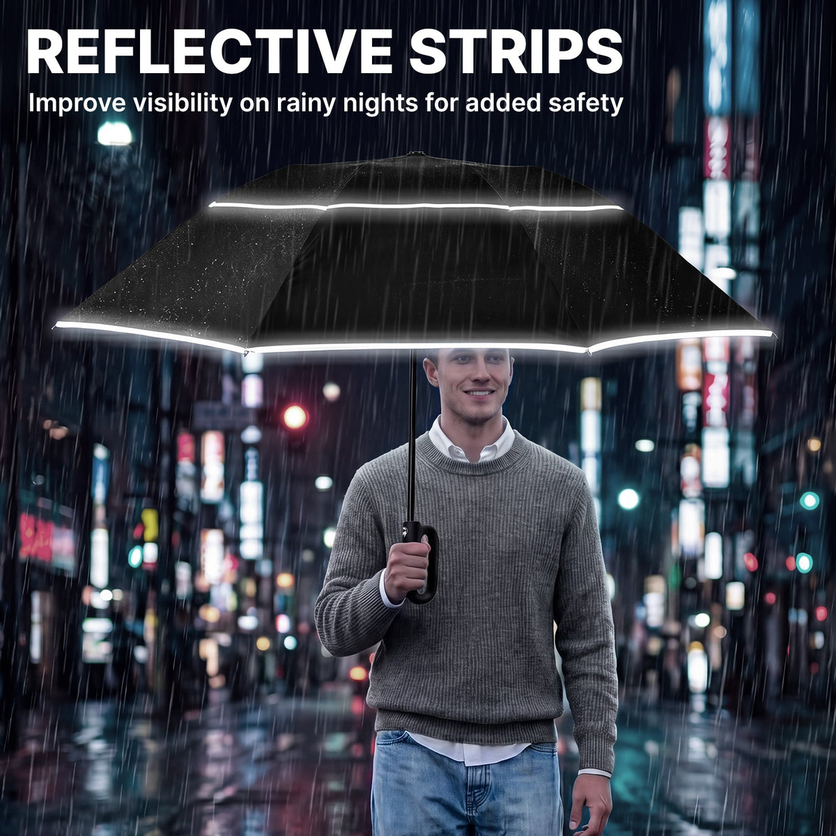 G4Free 46" Inverted Umbrella – Carabiner Handle