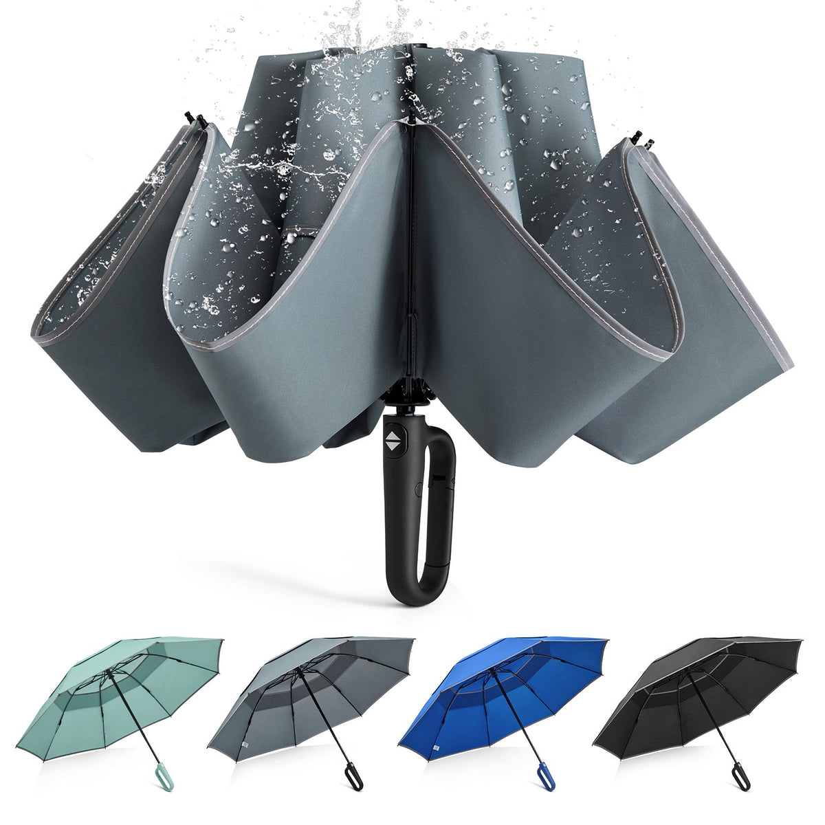 G4Free 46" Inverted Umbrella – Carabiner Handle