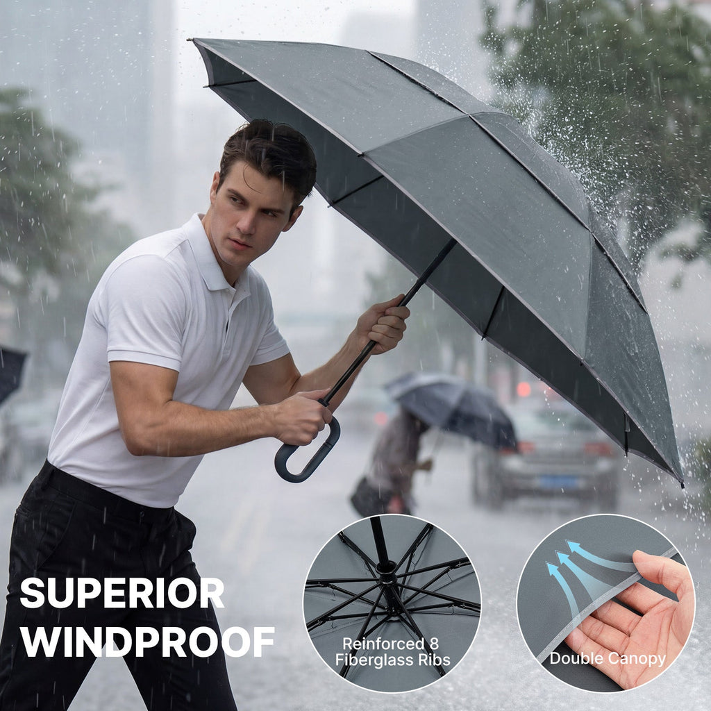 G4Free 46" Inverted Umbrella – Carabiner Handle