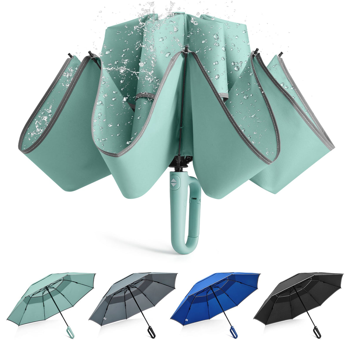 G4Free 46" Inverted Umbrella – Carabiner Handle