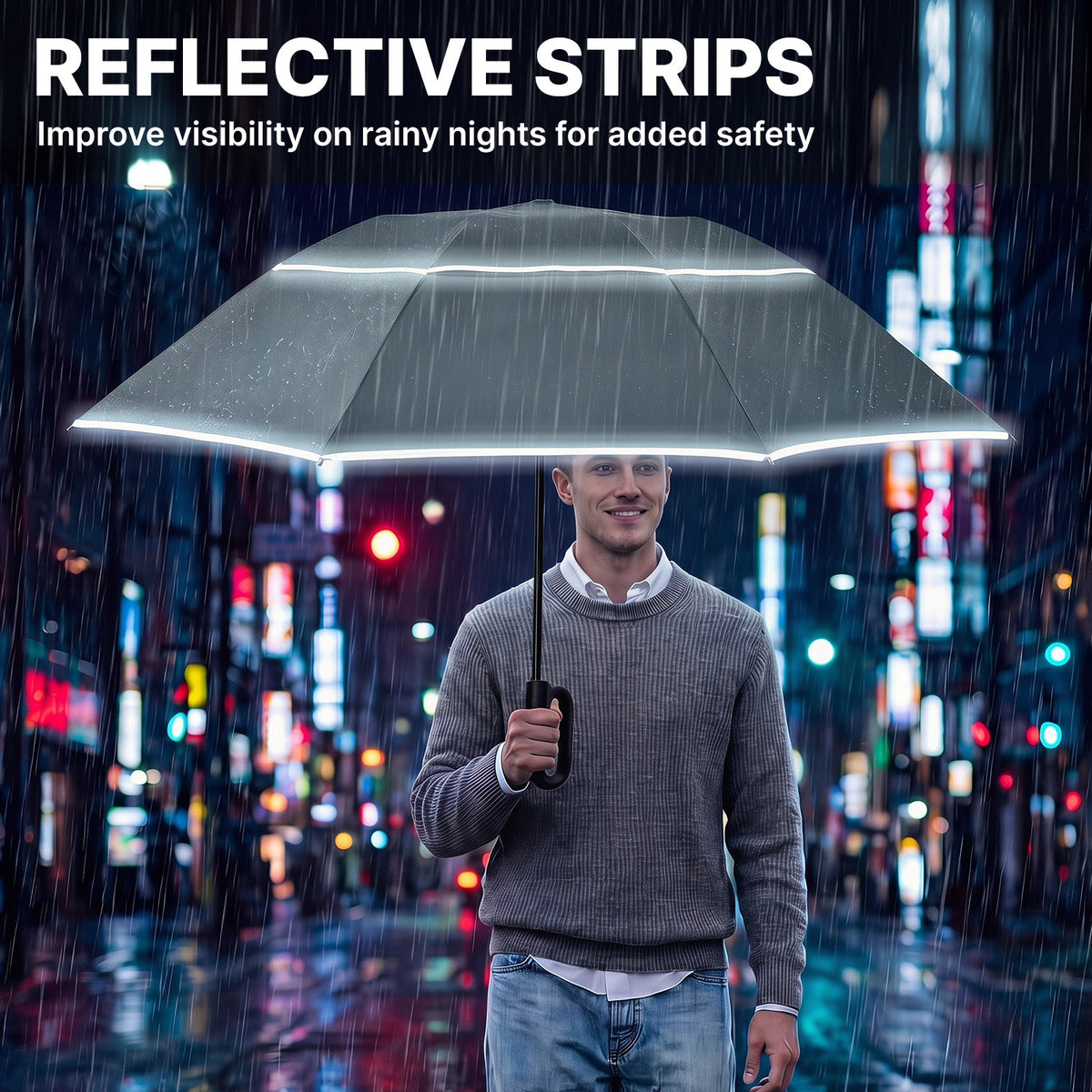 G4Free 46" Inverted Umbrella – Carabiner Handle