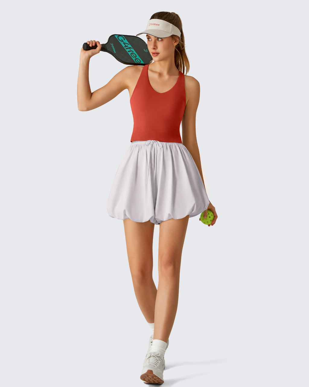 G4Free BareFeel Racerback Tank Top with Removable Padded Bra