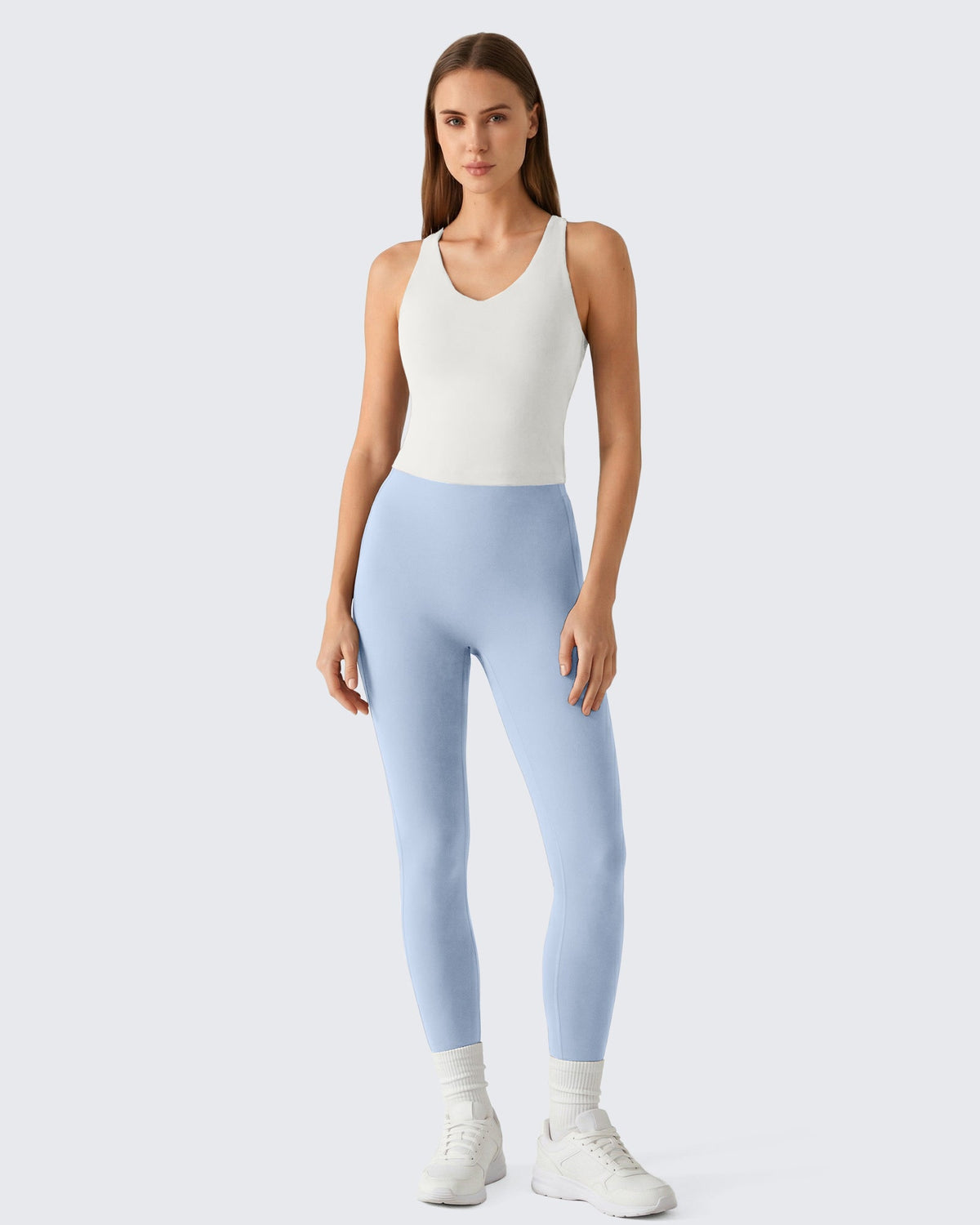 G4Free BareFeel Racerback Tank Top with Removable Padded Bra