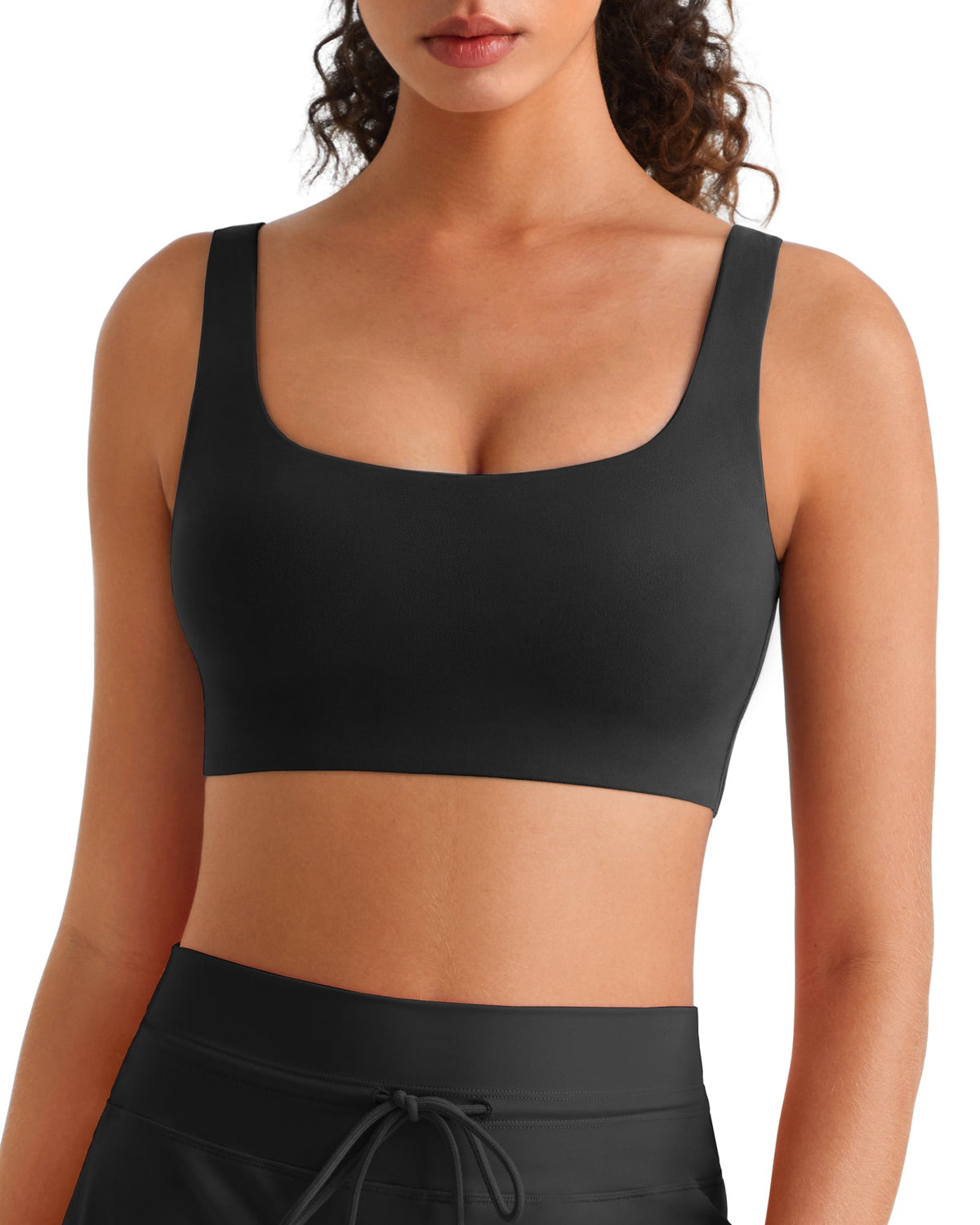 G4Free BareFeel Square Neck Sports Bra – Non Padded U Back