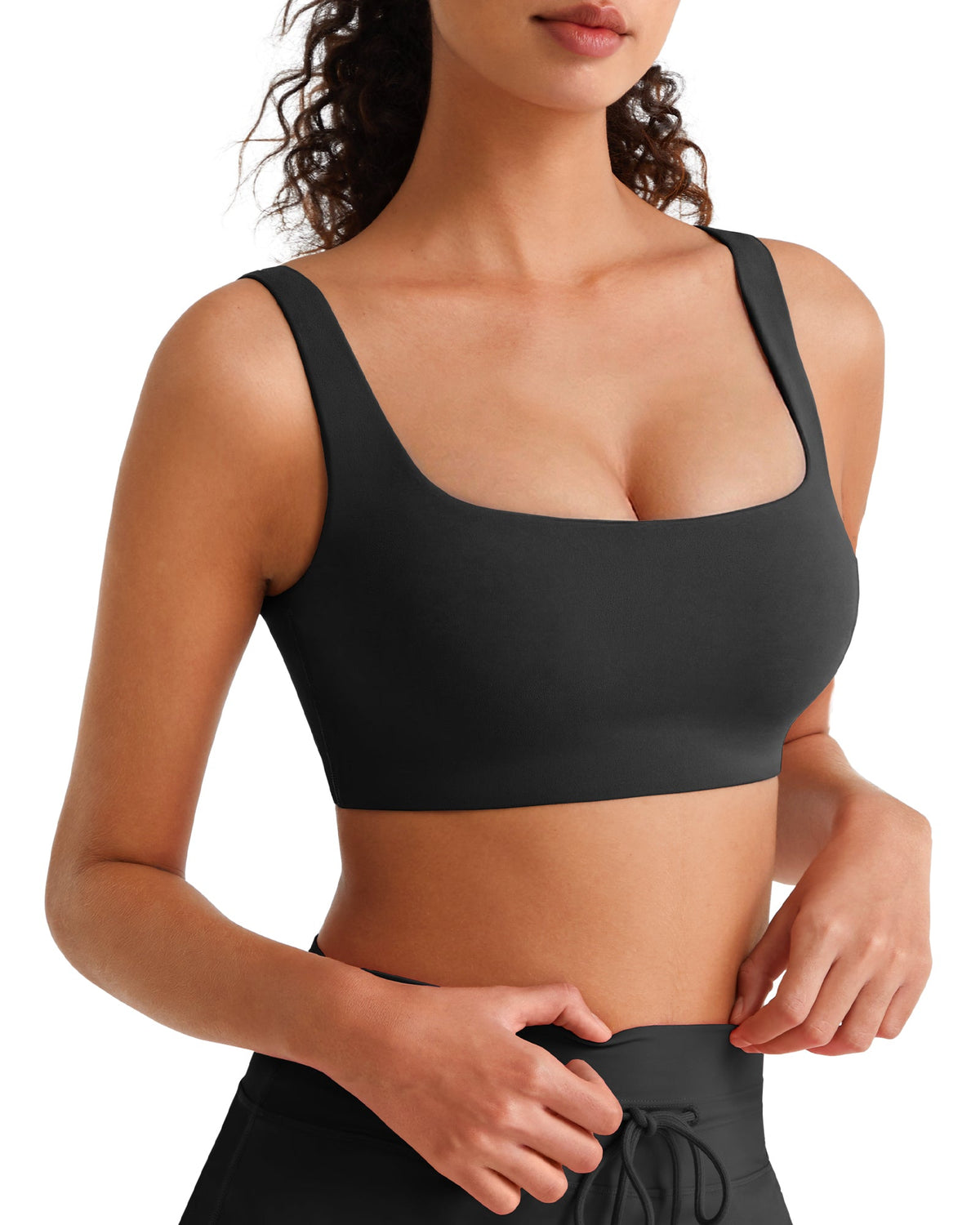 G4Free BareFeel Square Neck Sports Bra – Non Padded U Back