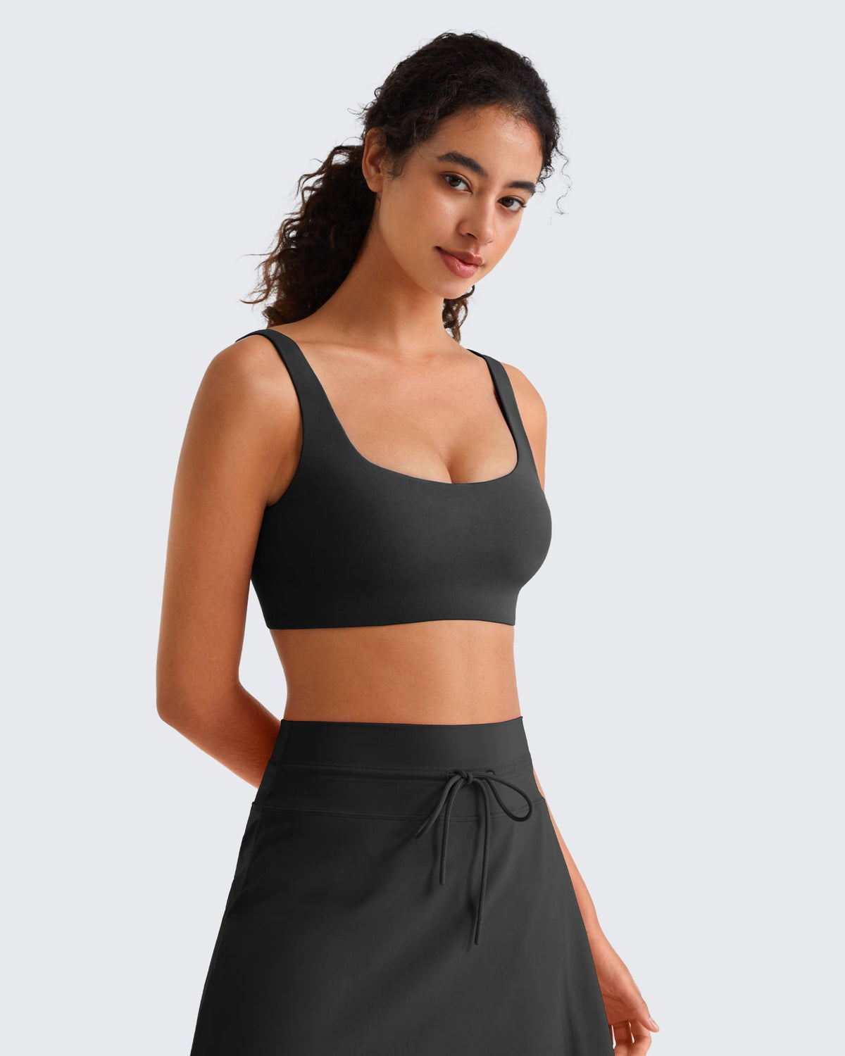 G4Free BareFeel Square Neck Sports Bra – Non Padded U Back