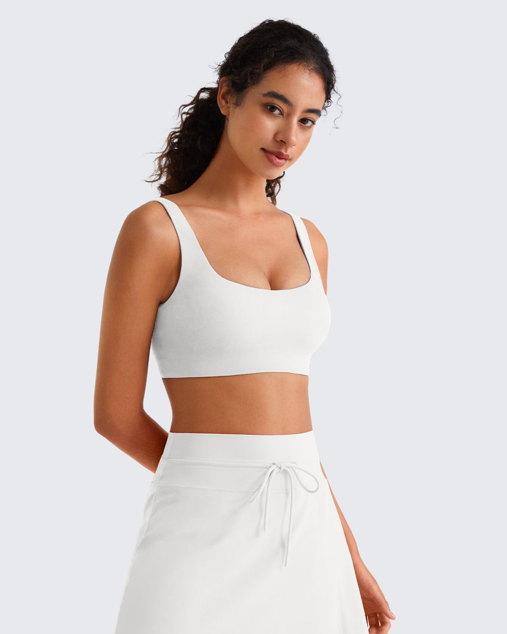 G4Free BareFeel Square Neck Sports Bra – Non Padded U Back