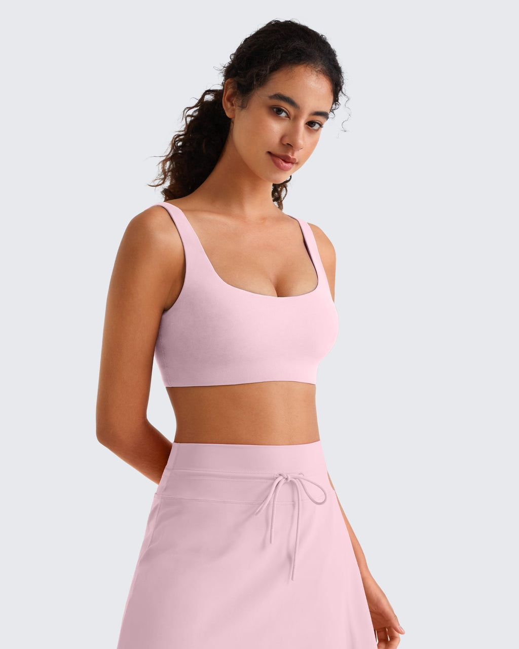 G4Free BareFeel Square Neck Sports Bra – Non Padded U Back