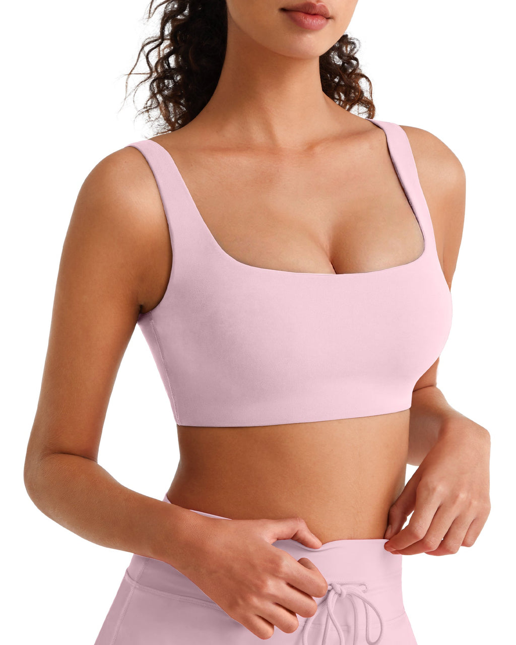 G4Free BareFeel Square Neck Sports Bra – Non Padded U Back