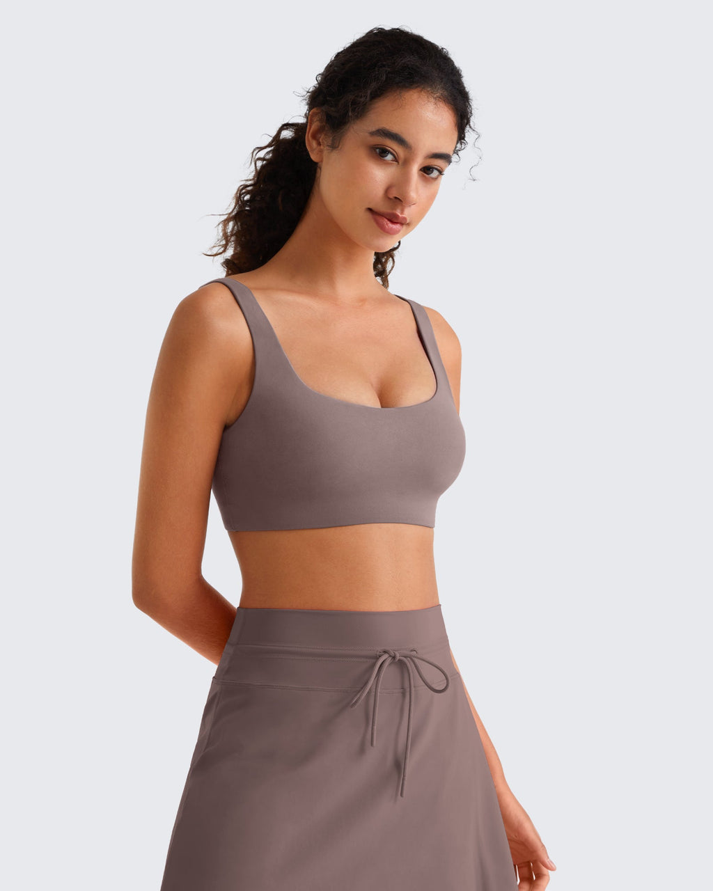 G4Free BareFeel Square Neck Sports Bra – Non Padded U Back