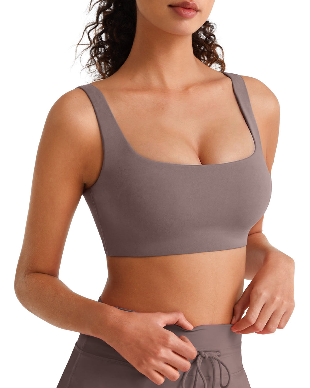 G4Free BareFeel Square Neck Sports Bra – Non Padded U Back