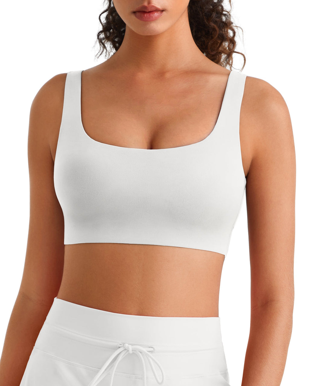 G4Free BareFeel Square Neck Sports Bra – Non Padded U Back