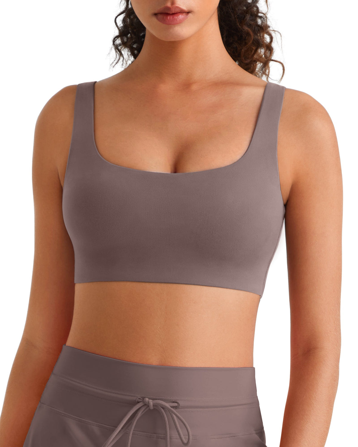 G4Free BareFeel Square Neck Sports Bra – Non Padded U Back