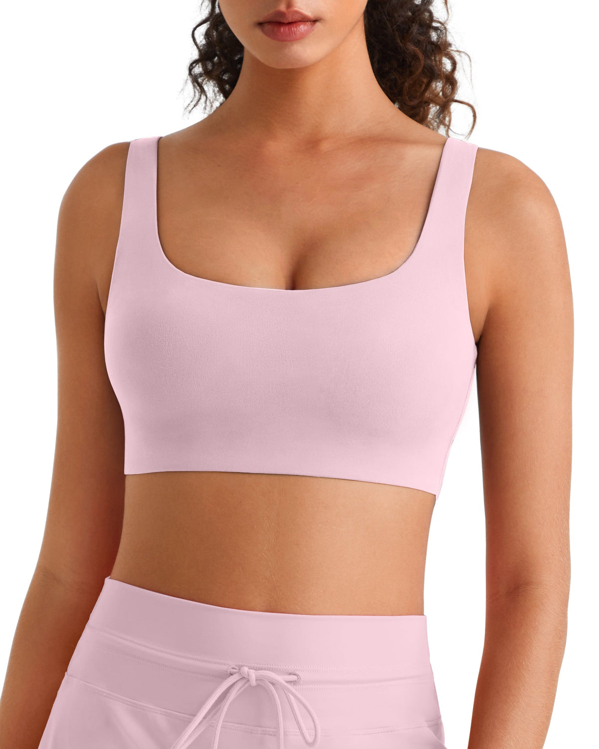 G4Free BareFeel Square Neck Sports Bra – Non Padded U Back