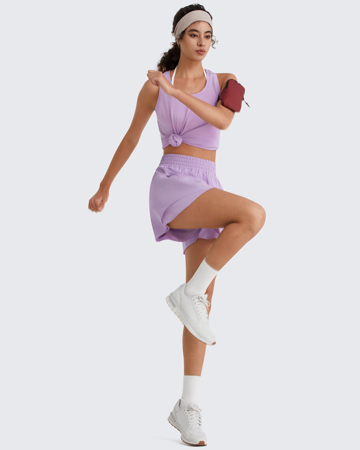 G4Free Chillwhisp 2.5'' High Waist Running Shorts with Liner Pocket