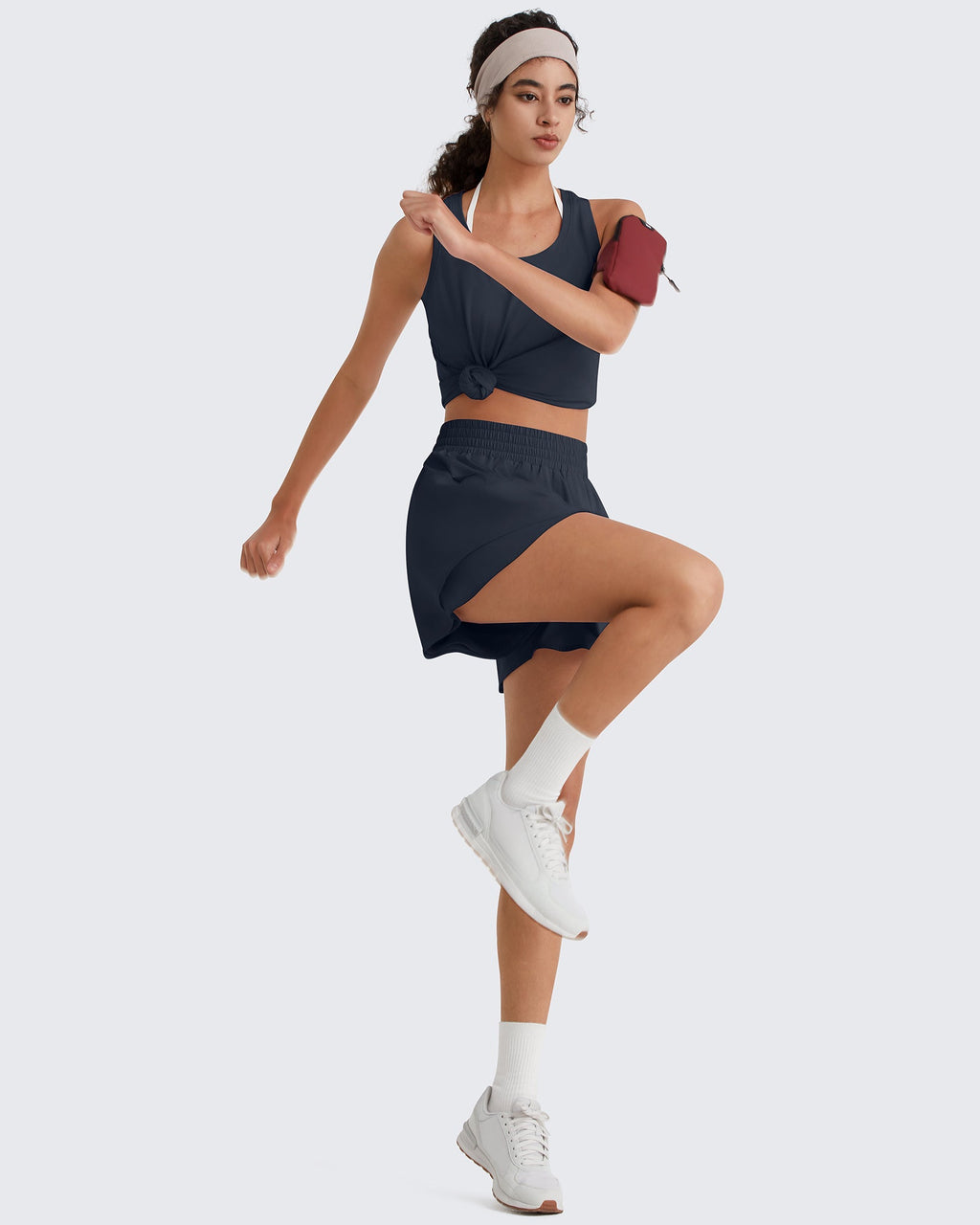 G4Free Chillwhisp 2.5'' High Waist Running Shorts with Liner Pocket