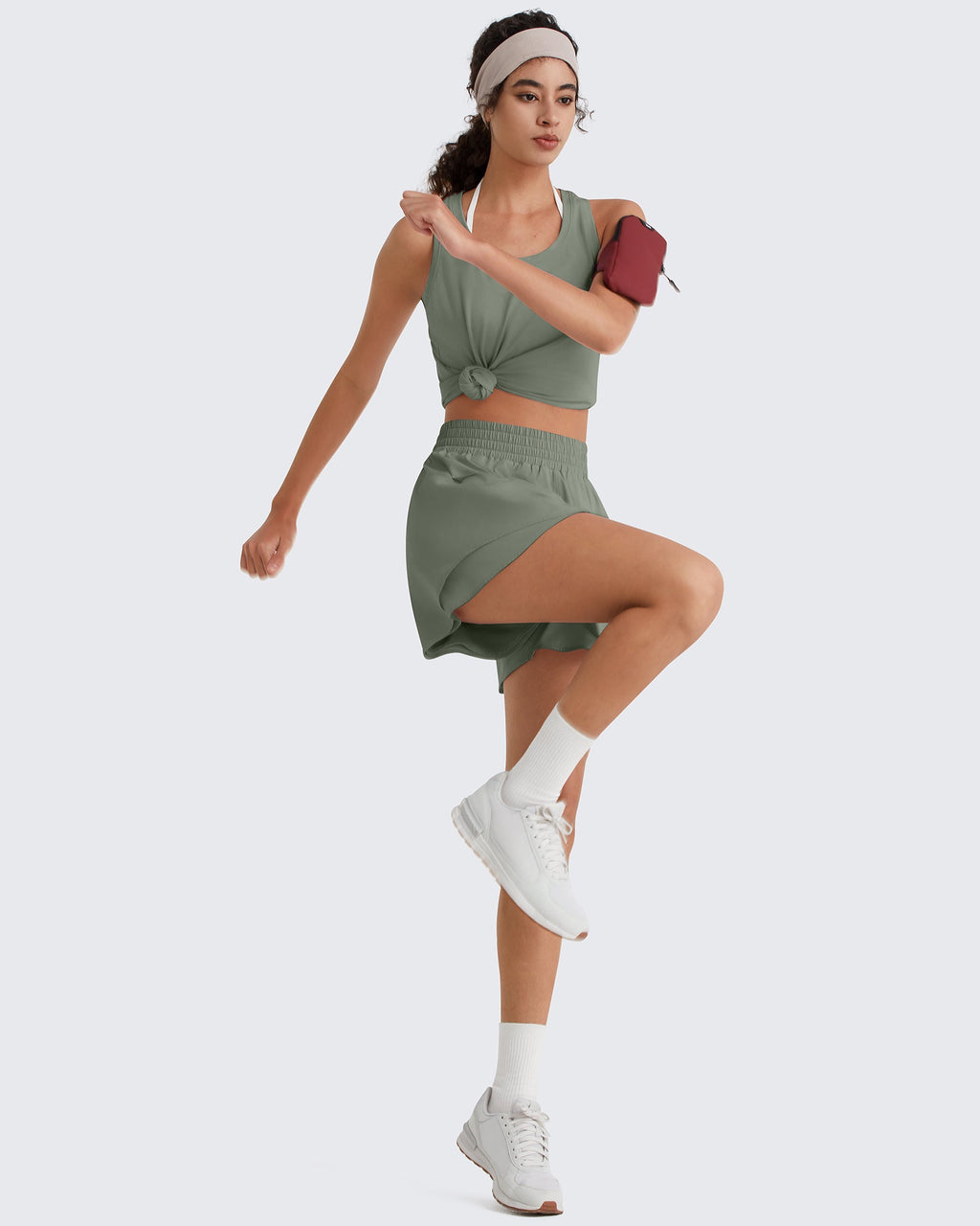 G4Free Chillwhisp 2.5'' High Waist Running Shorts with Liner Pocket