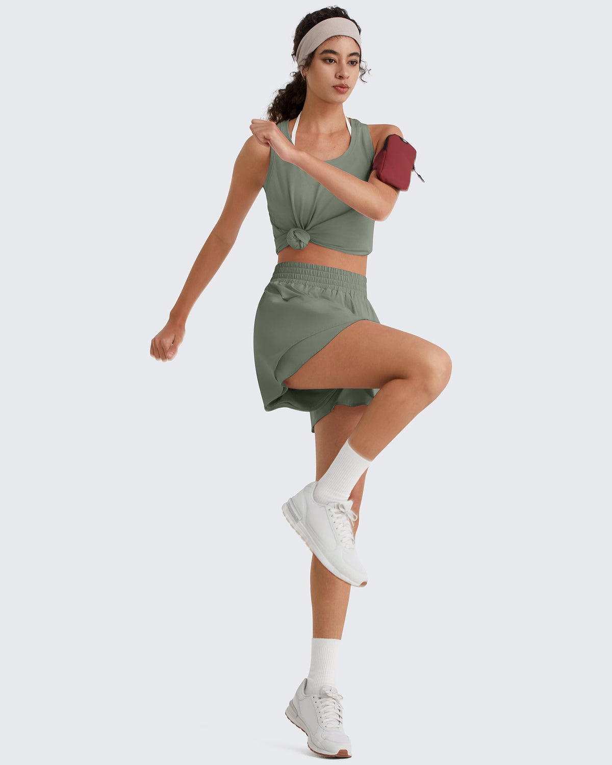 G4Free Chillwhisp 2.5'' High Waist Running Shorts with Liner Pocket