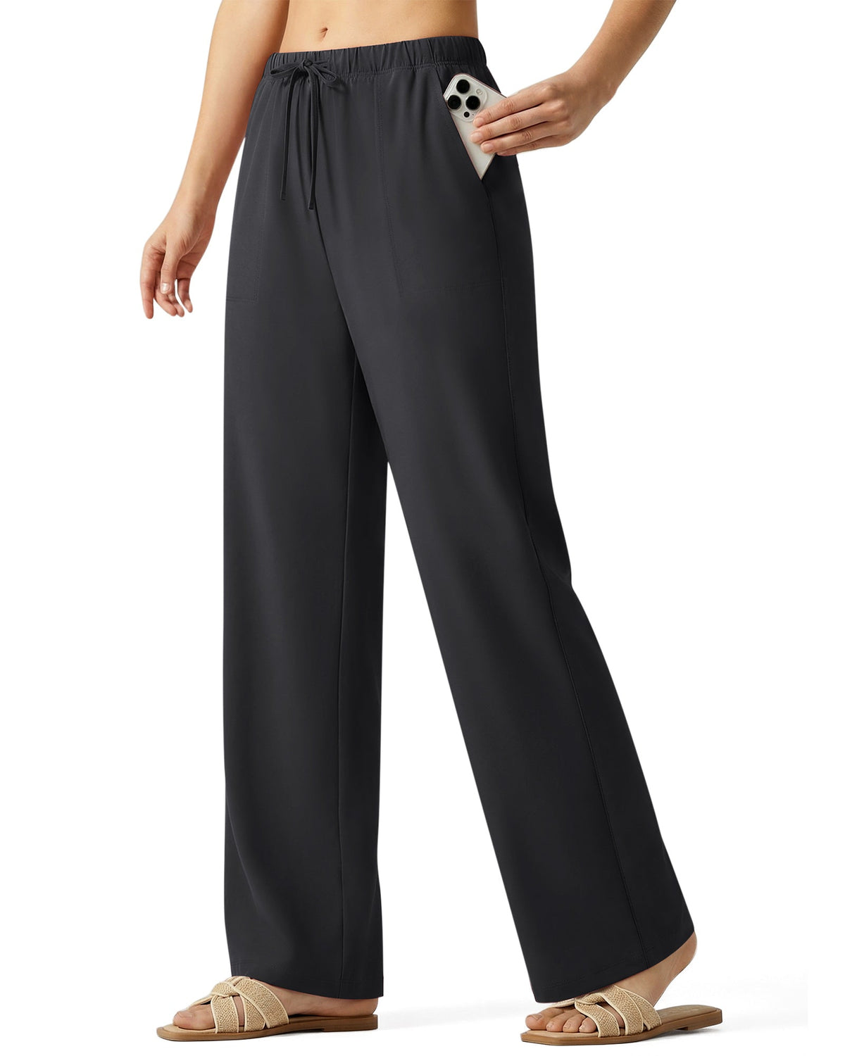 G4Free Chillwhisp Drawstring Wide Leg Pants