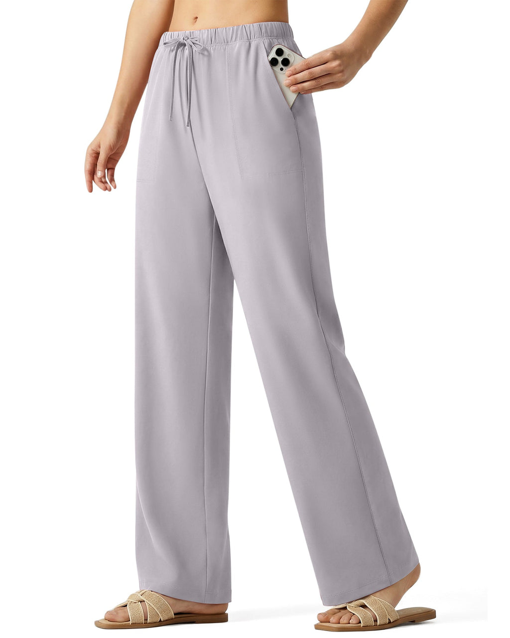 G4Free Chillwhisp Drawstring Wide Leg Pants