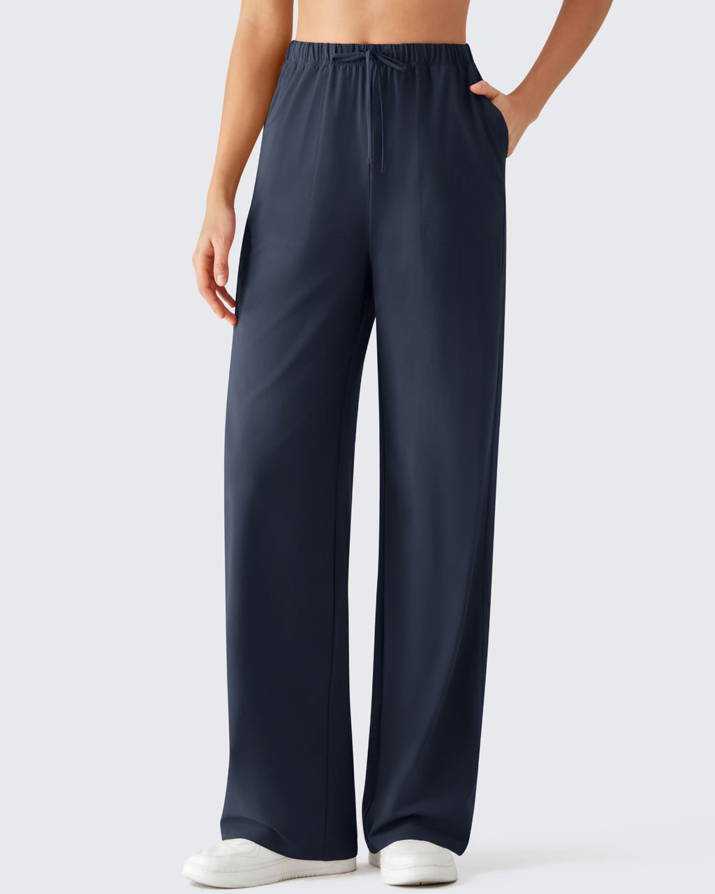 G4Free Chillwhisp Drawstring Wide Leg Pants