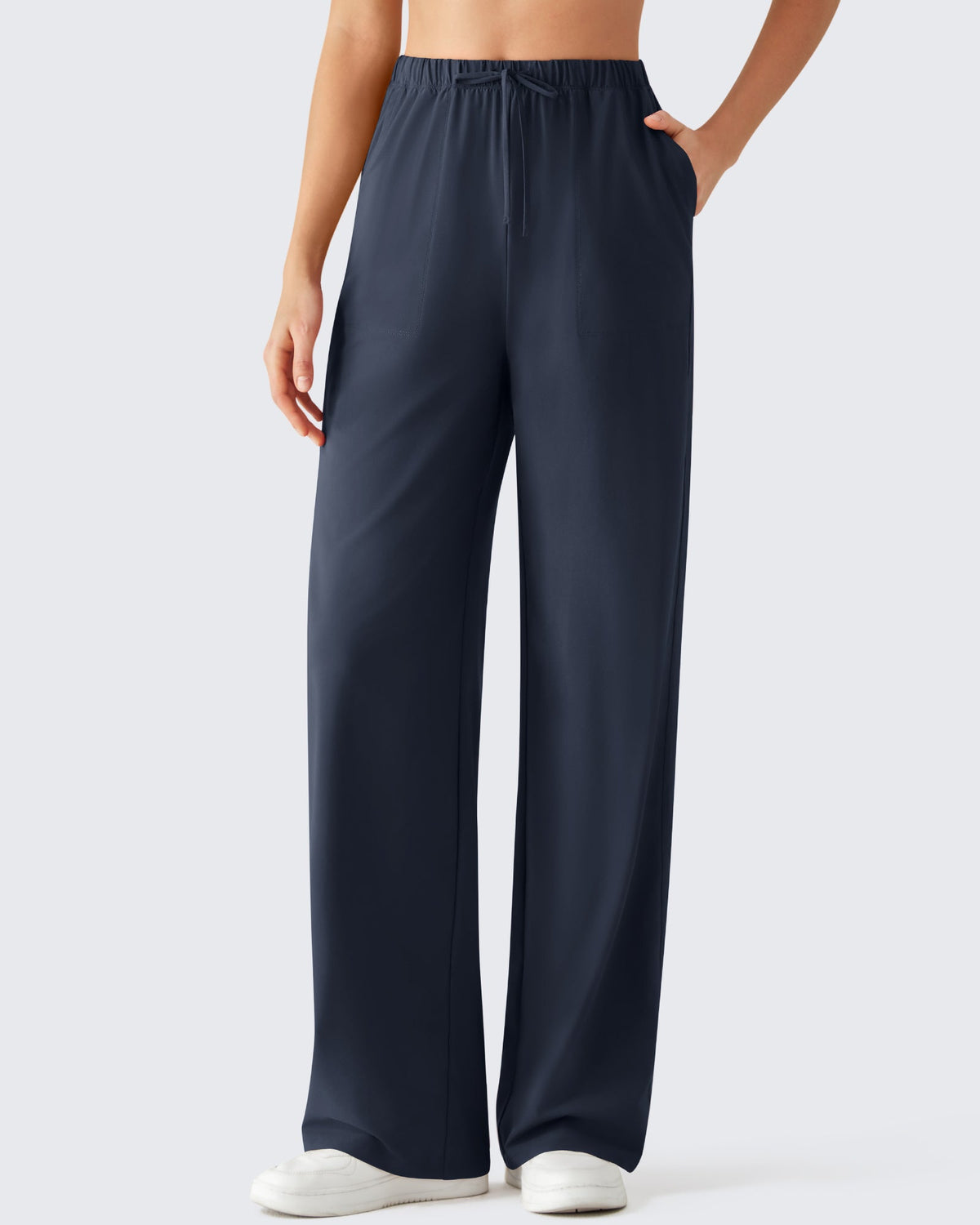 G4Free Chillwhisp Drawstring Wide Leg Pants