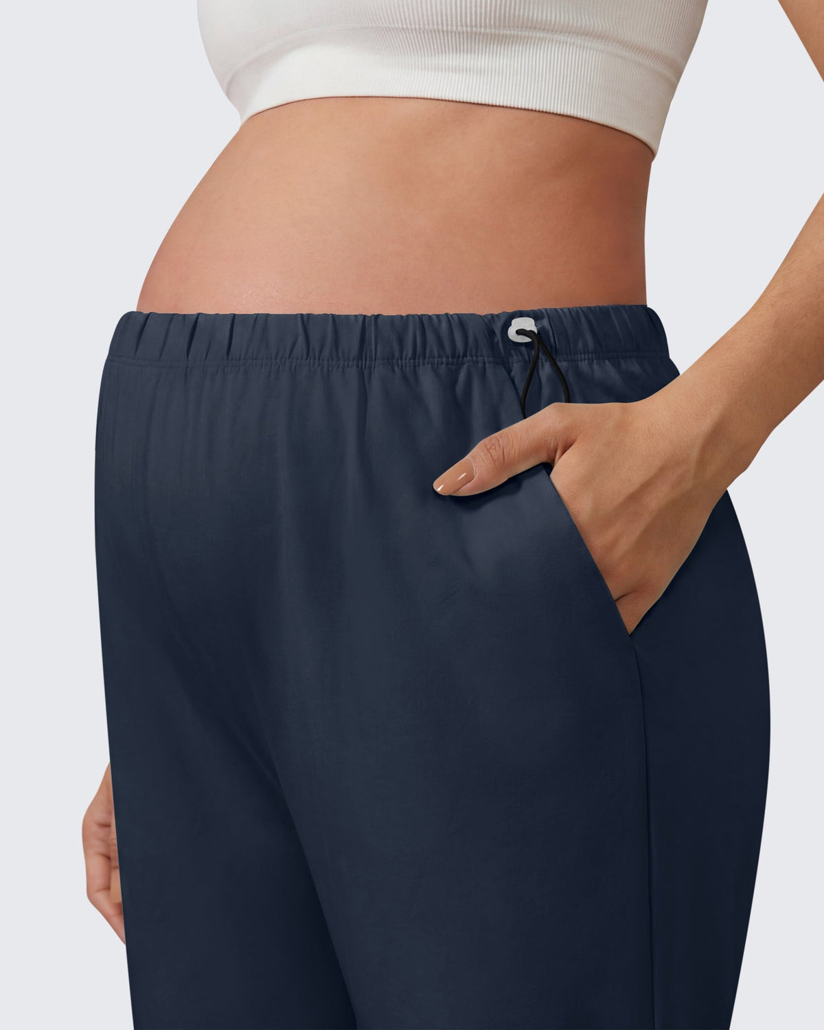 G4Free Chillwhisp Maternity Wide Leg Pants – Adjustable Waist