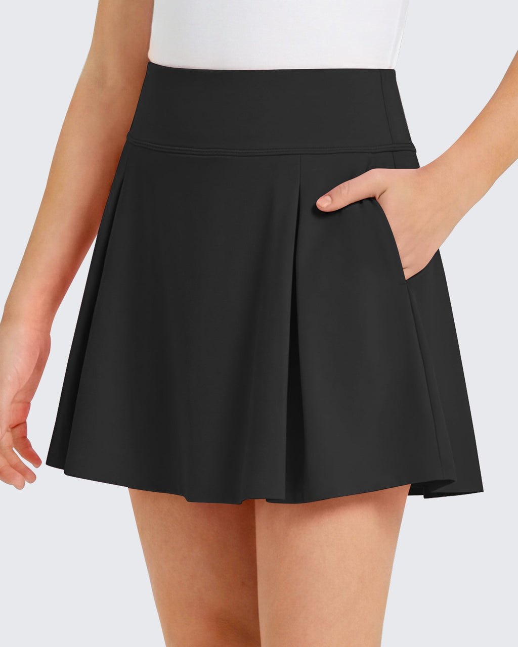 G4Free Chillwhisp Pleated Tennis Skirt for Girls – High Waisted Skort with 4 Pockets