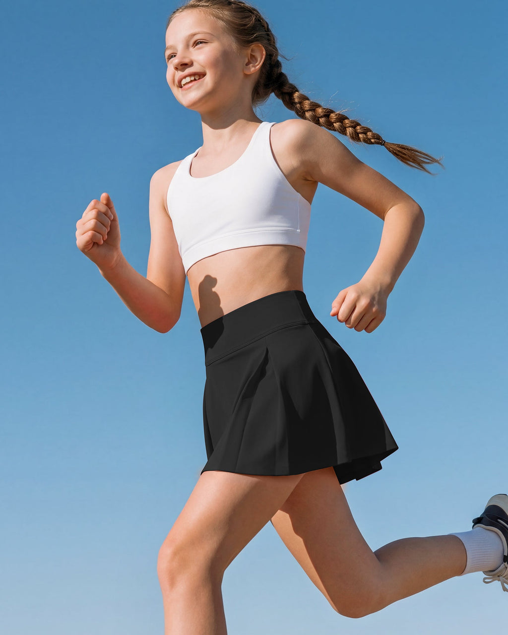G4Free Chillwhisp Pleated Tennis Skirt for Girls – High Waisted Skort with 4 Pockets