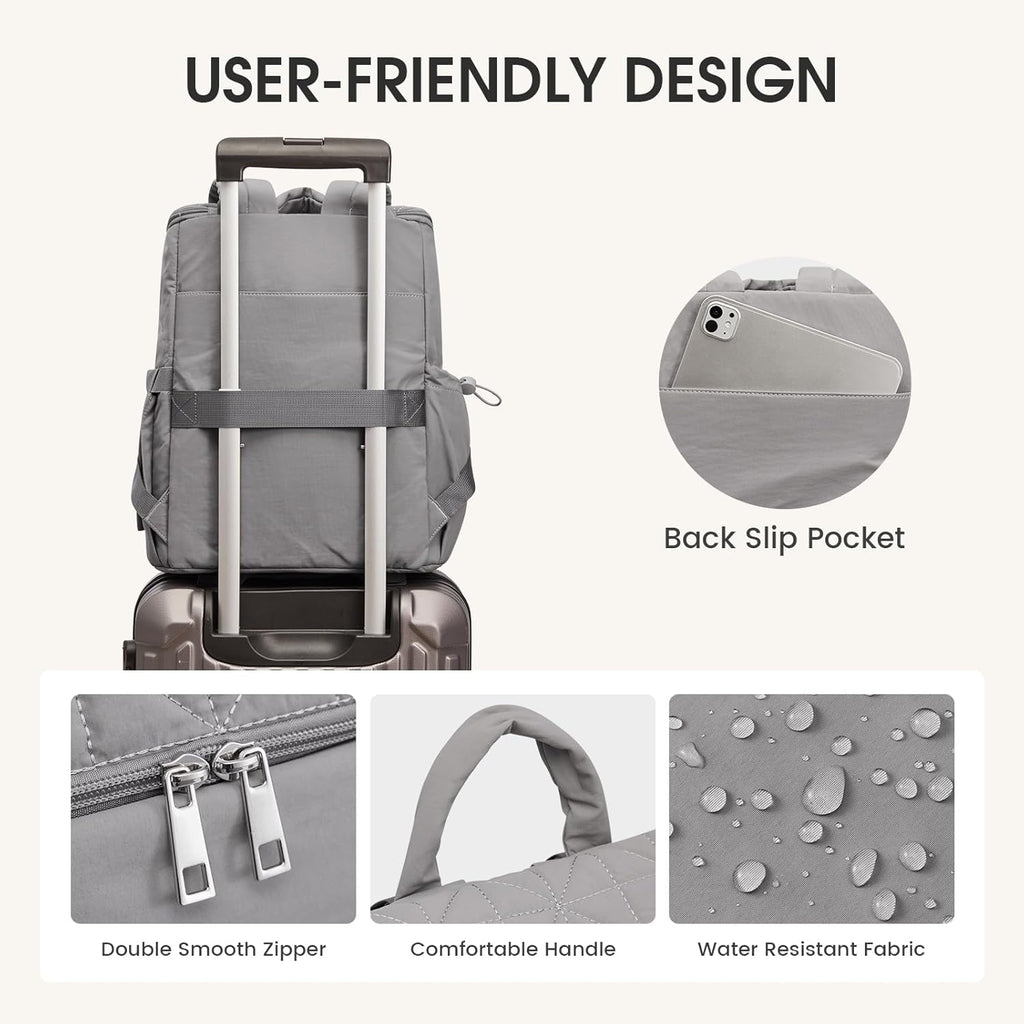 G4Free Diaper Bag Backpack with Pacifier Case & Insulated Pockets